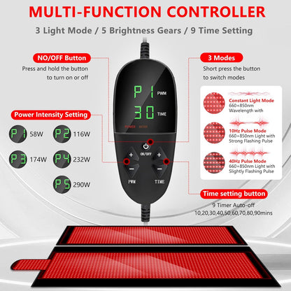 Red Light Therapy Mate – Full Body Mat